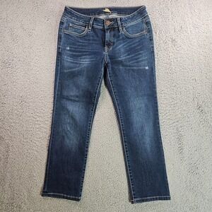 Tommy Bahama Jeans Women  27x24‎ Crop Dark Wash Zip Fly Stretch